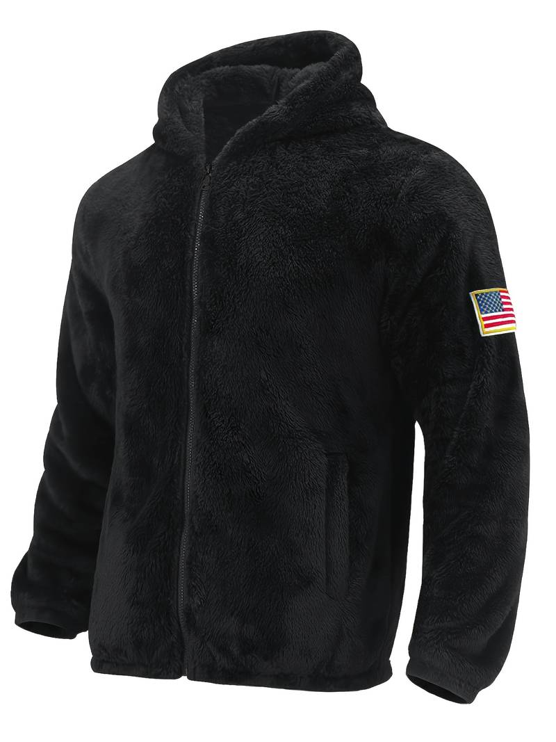 Men's Winter Jacket Warm ZIP Up American Style