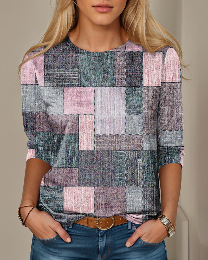 Colorful Long-Sleeve Shirt Modern