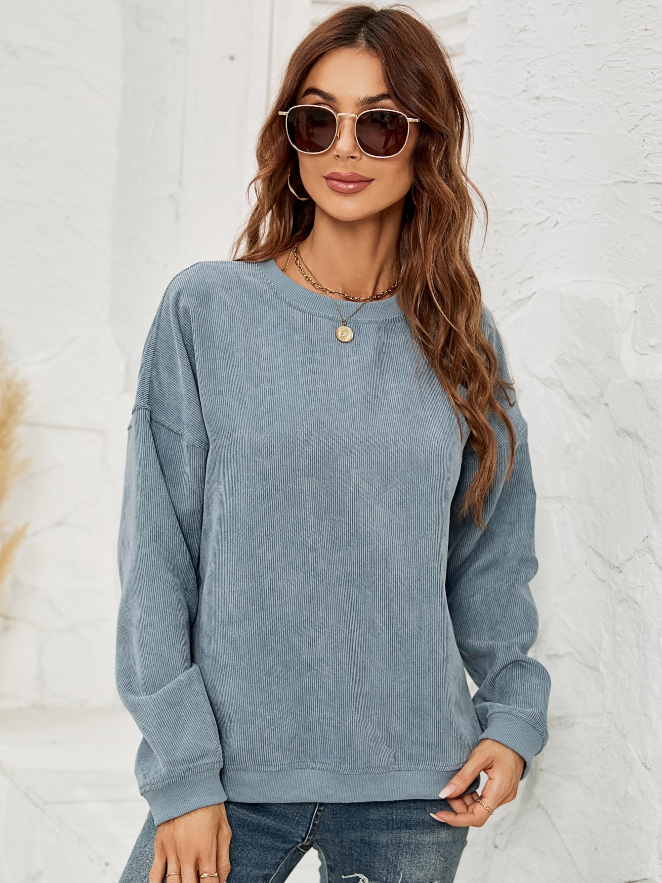 Fashionable Women's Sweatshirt Jacket