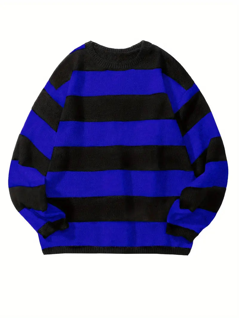 Men's Striped Retro Style Pullover