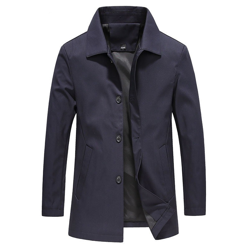Men's Slim Fit Blazer Collar Jacket