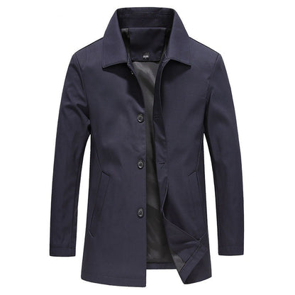 Men's Slim Fit Blazer Collar Jacket