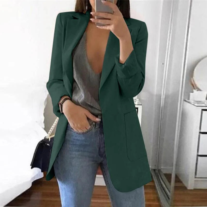 Fashionable Streetwear Blazer Elegant Slim