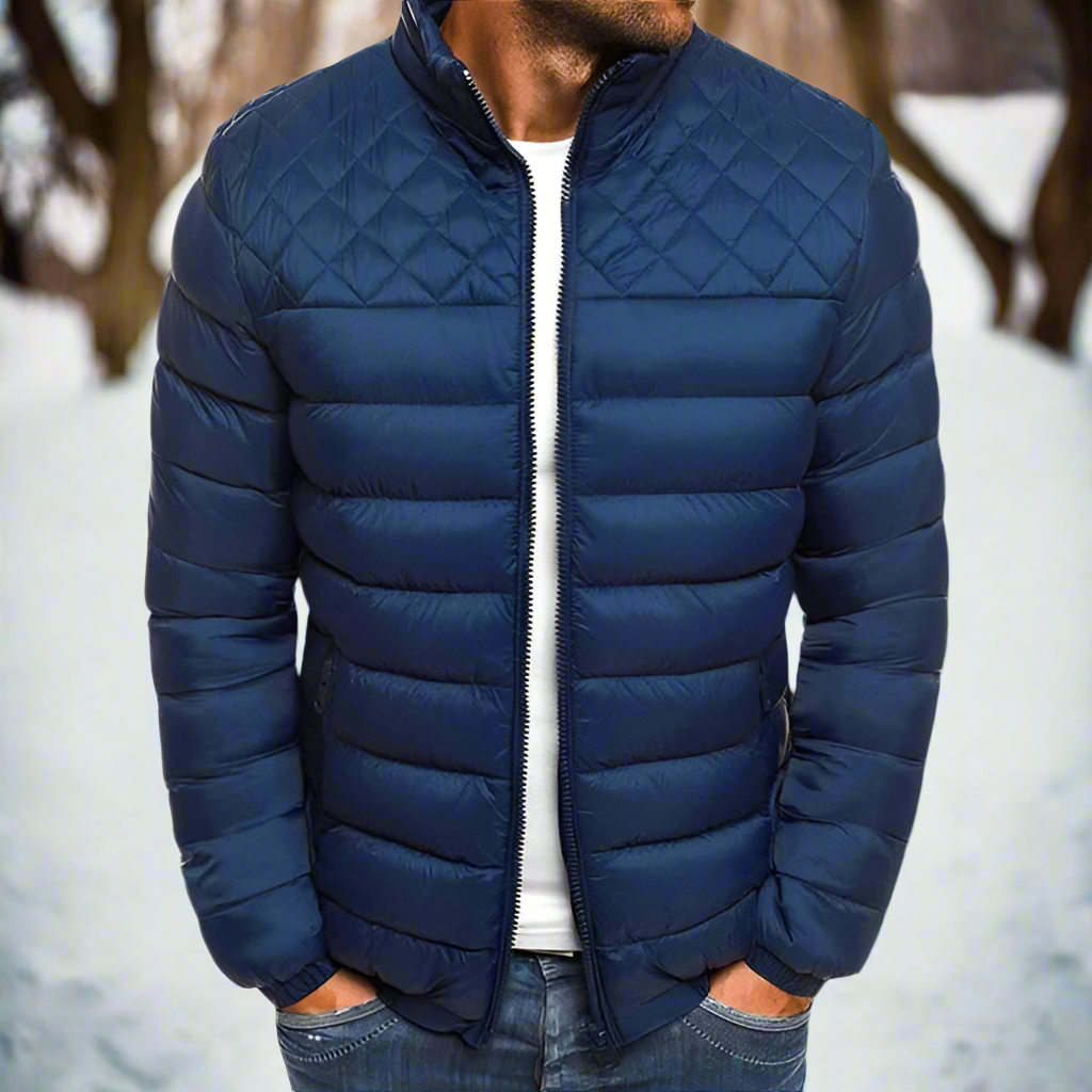 Women's Winter Jacket Zipper Hip-Length