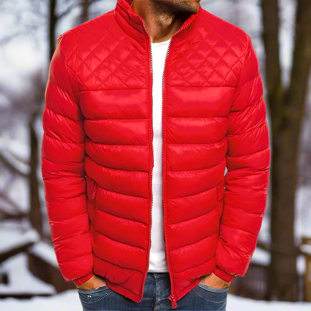 Women's Winter Jacket Zipper Hip-Length