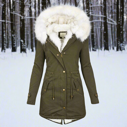 Women's Parka Jacket Slim Fit