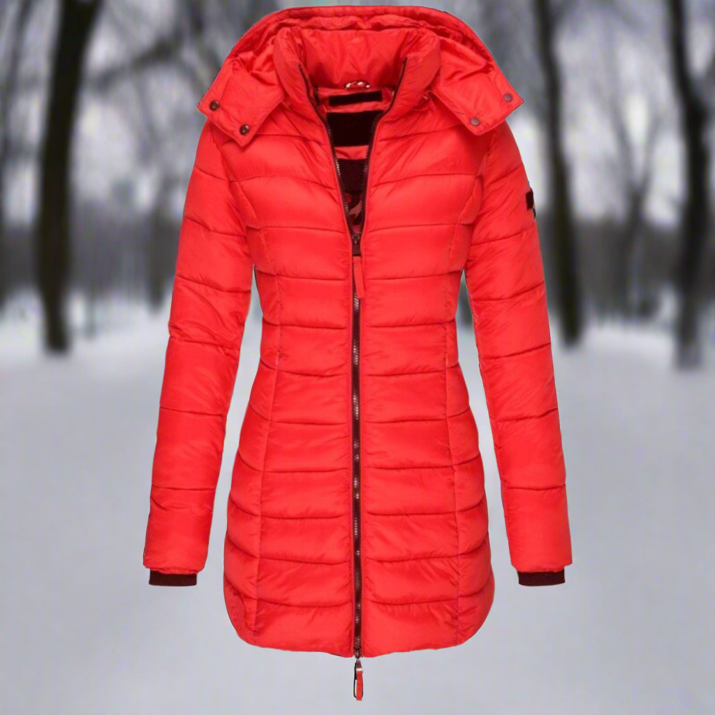 Warm Down Jacket Long Hood