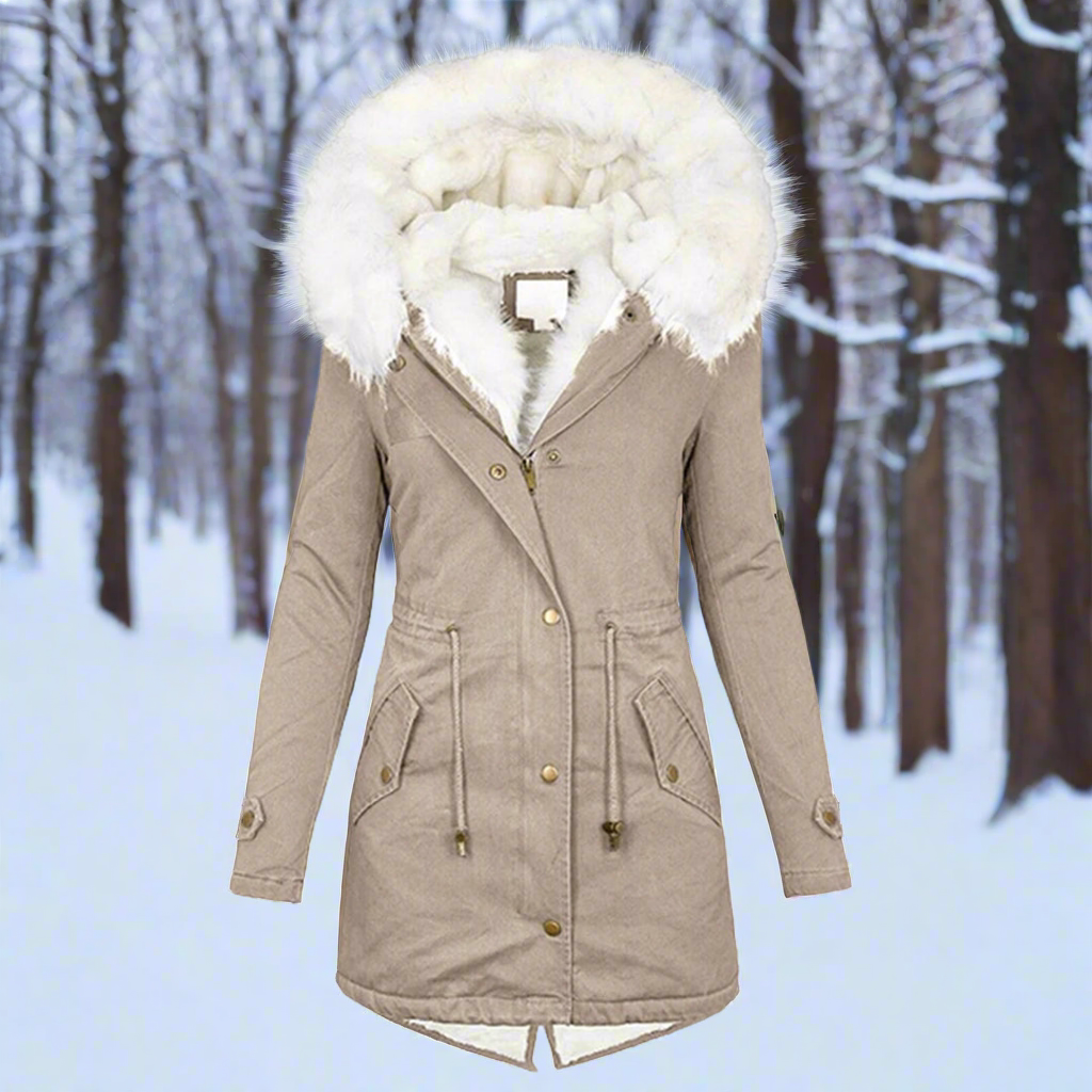 Women's Parka Jacket Slim Fit