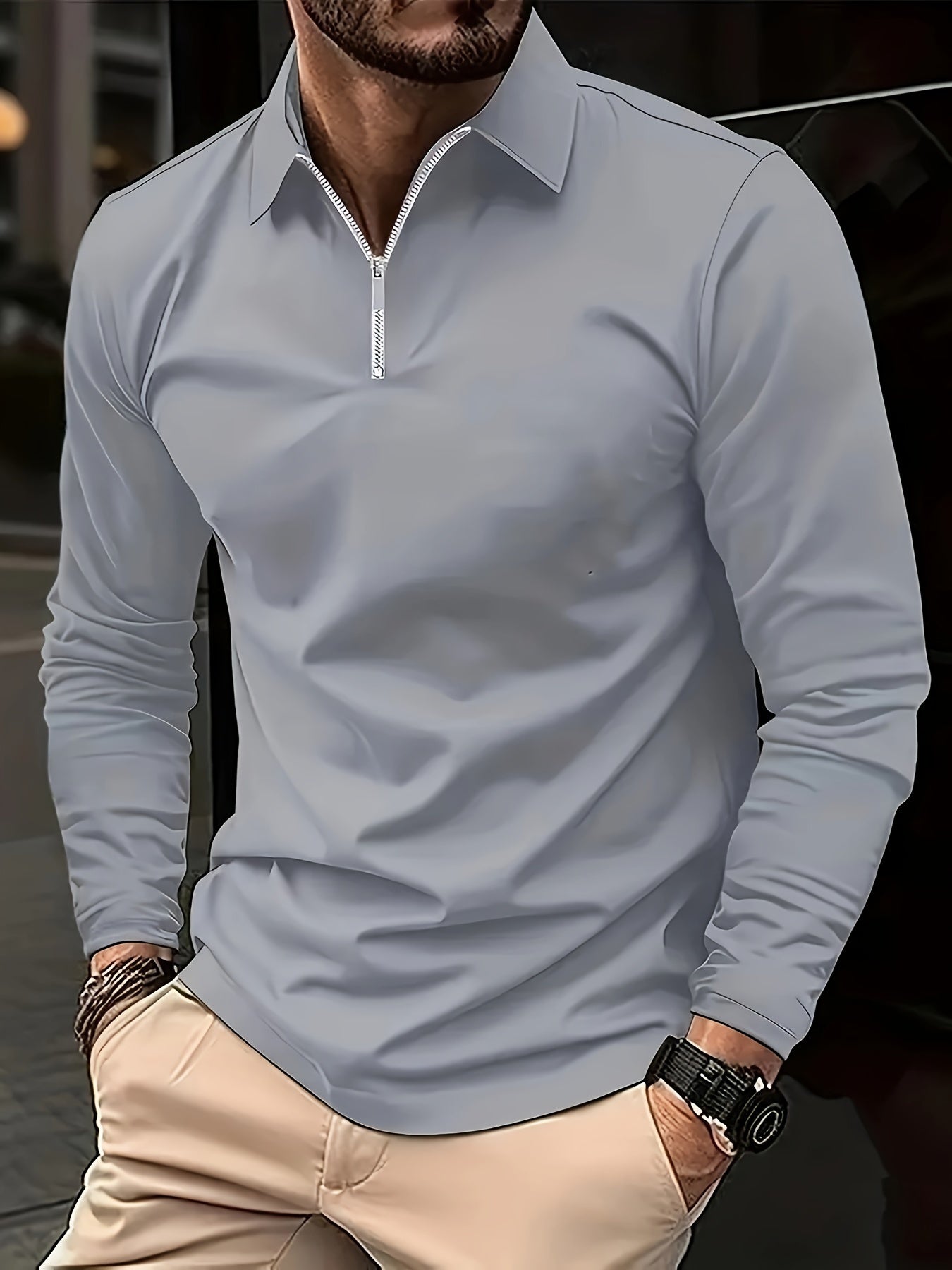 Comfortable Men's Long-Sleeved Shirts Quality