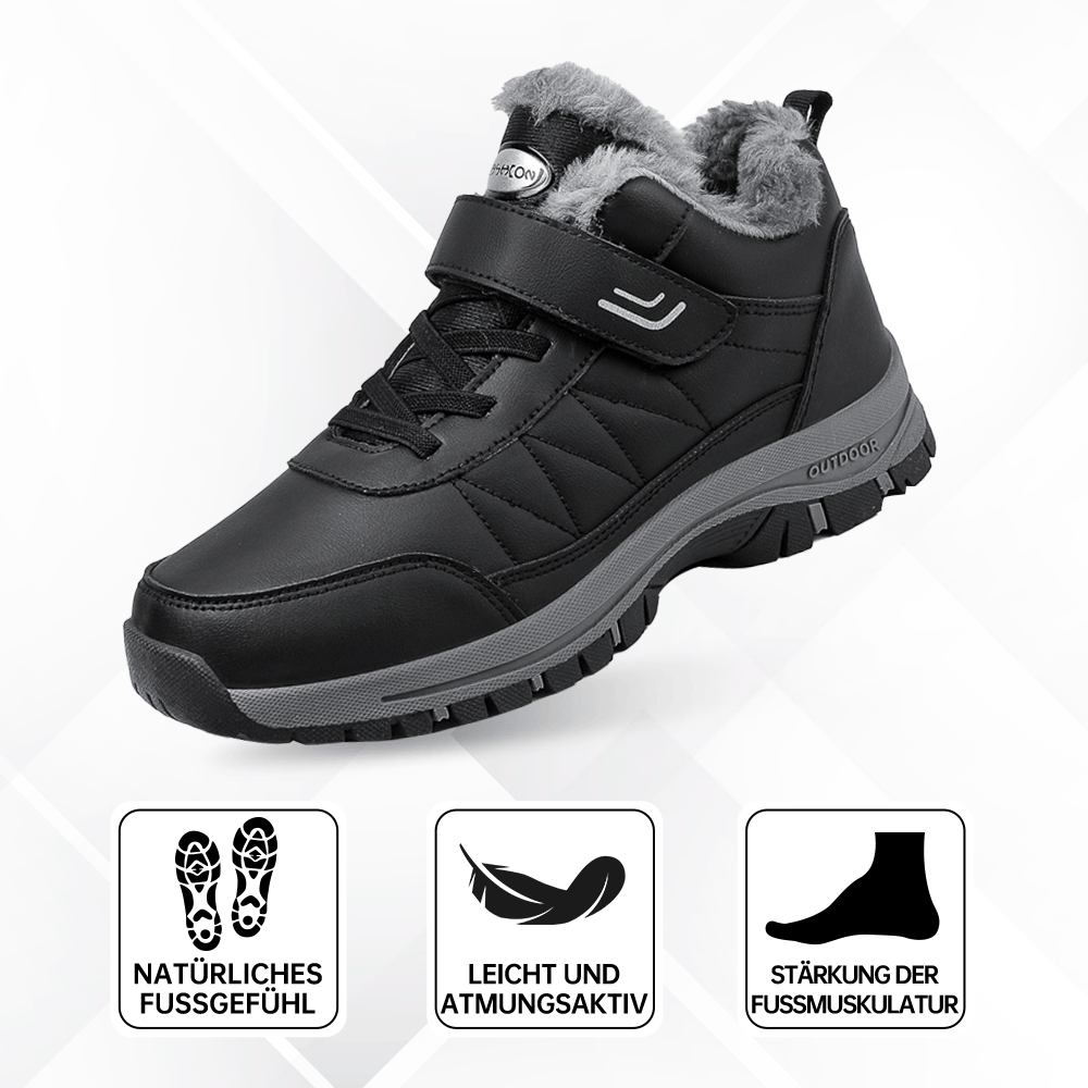 Orthopedic Leather Shoes - Pain-Relieving, Waterproof & Insulating
