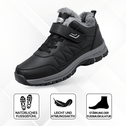 Orthopedic Leather Shoes - Pain-Relieving, Waterproof & Insulating