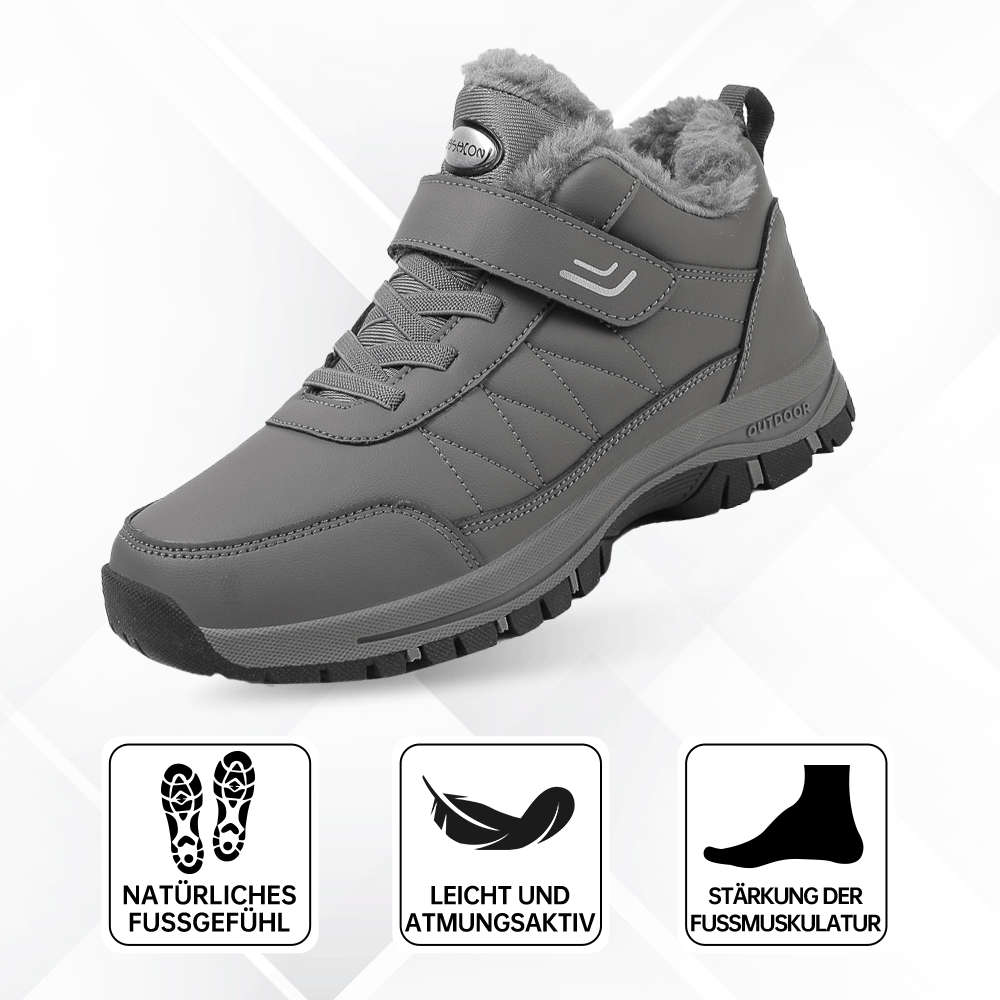 Orthopedic Leather Shoes - Pain-Relieving, Waterproof & Insulating