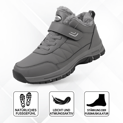 Orthopedic Leather Shoes - Pain-Relieving, Waterproof & Insulating