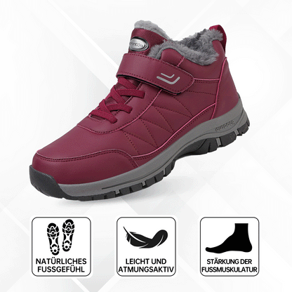 Orthopedic Leather Shoes - Pain-Relieving, Waterproof & Insulating