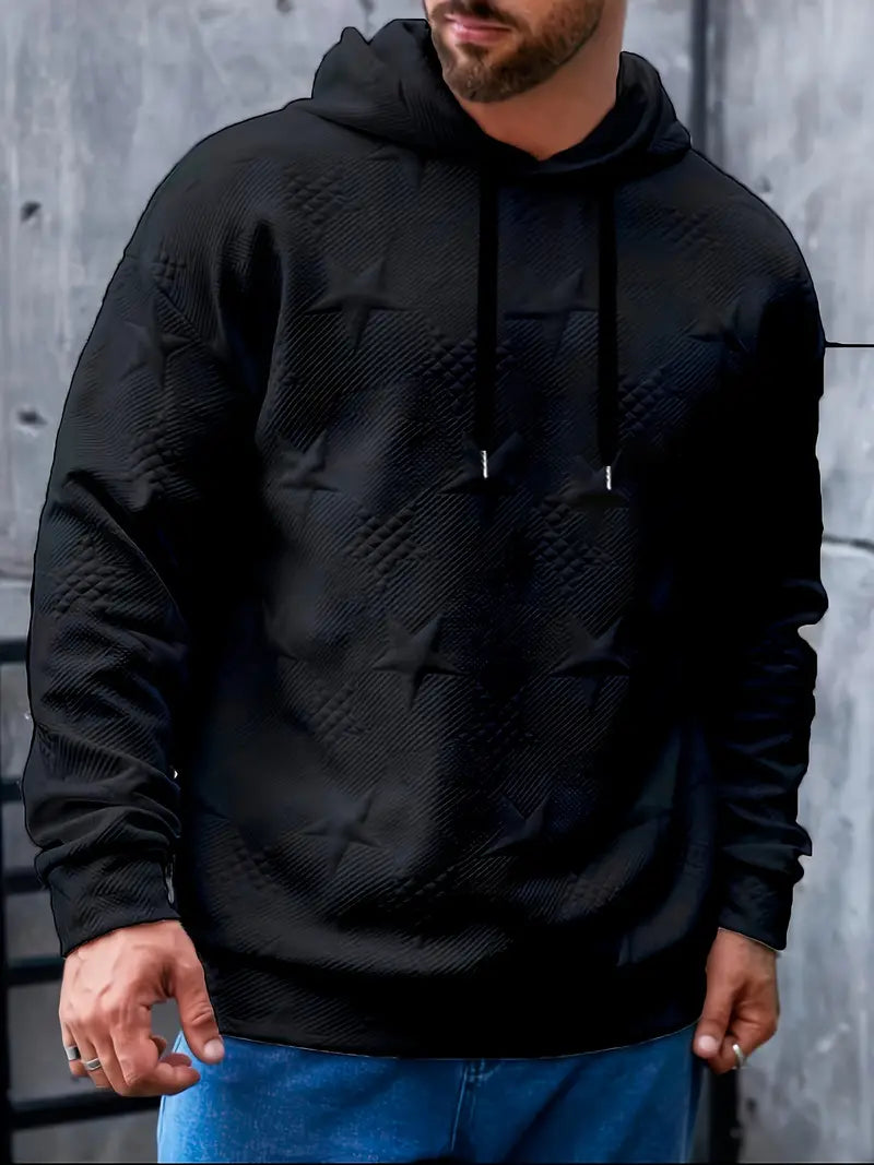 Men's Hoodie Star Pattern Trendy