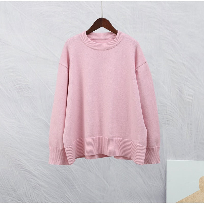 Soft women's crew neck sweaters