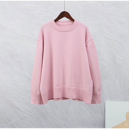 Soft women's crew neck sweaters