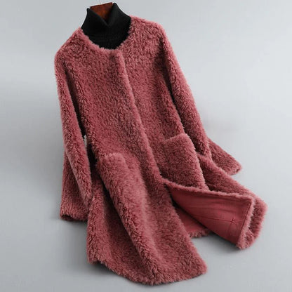 Teddy Fleece Winter Jacket for Women Warm