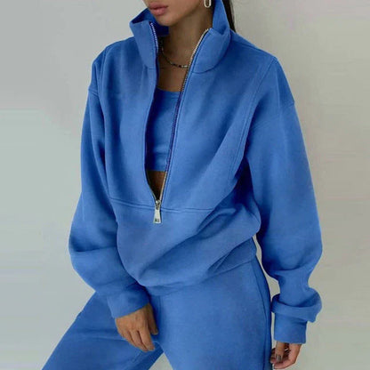 Women's Sweatshirt Autumn Tracksuit Set