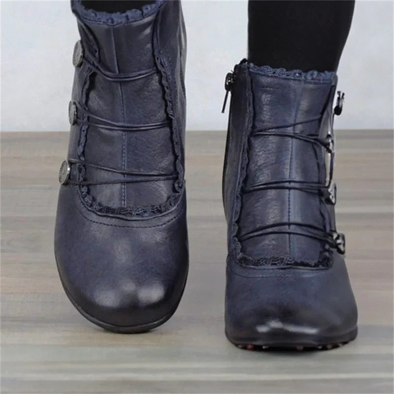 Women's Victorian Lace-up Ankle Boots