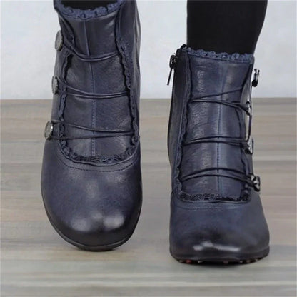 Women's Victorian Lace-up Ankle Boots