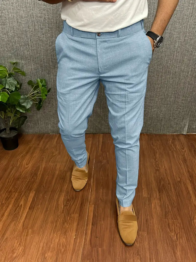 Men's Suit Trousers Semi-Formal Slim Fit