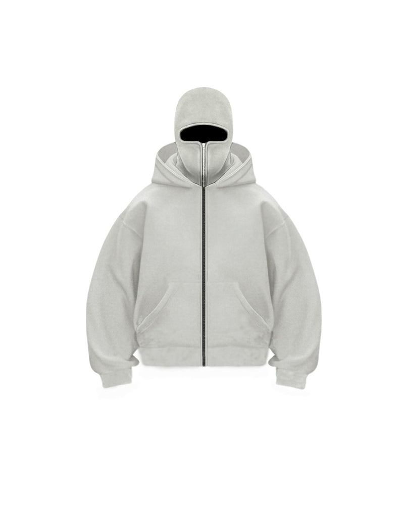Hooded Jacket Warm Double Hood Zipper