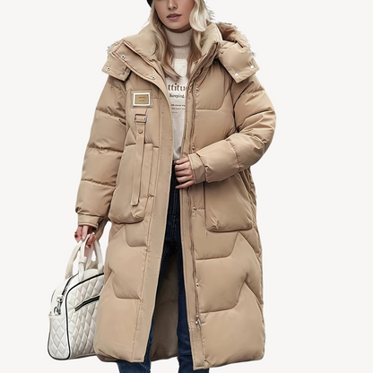 Women's Long Hooded Winter Parka