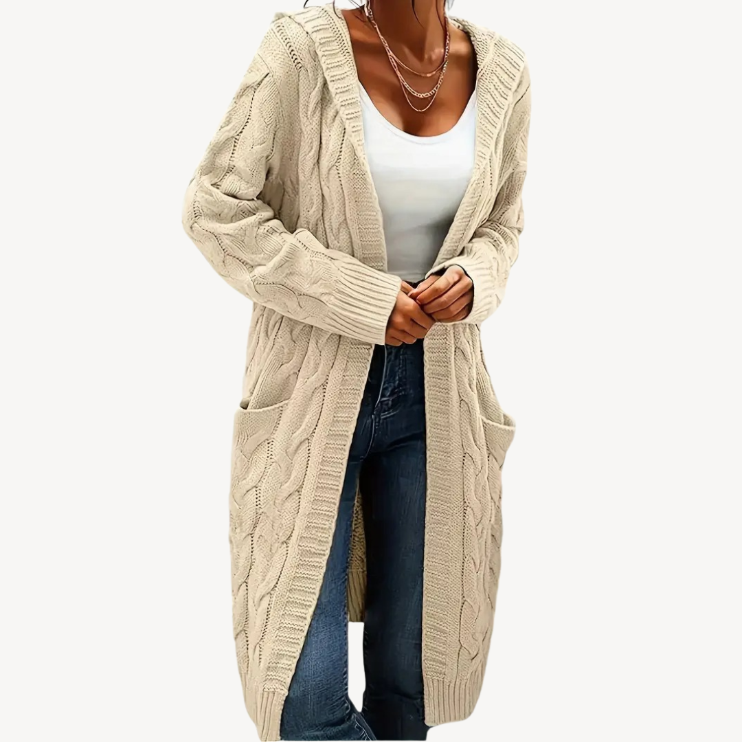 Hooded Cardigan Comfortable Warm