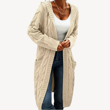 Hooded Cardigan Comfortable Warm