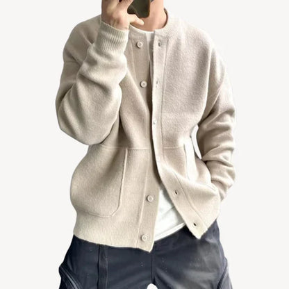 Men's Classic Woolly Button-Up Cardigan