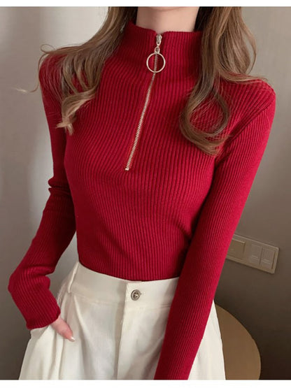 Women's Turtleneck Sweater Soft and Warm