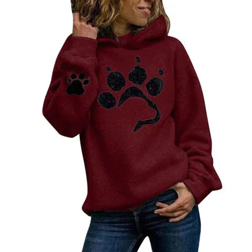 Hundehalter Hoodie Lustig Pfoten - IdealeKleiden