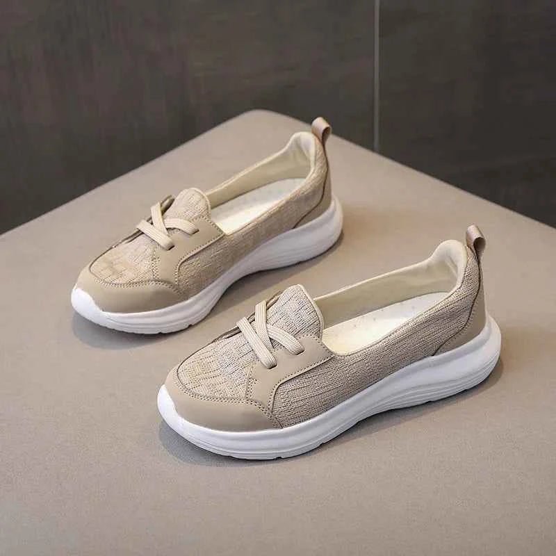Women's Low-Cut Shoes Comfortable Leather Shoes
