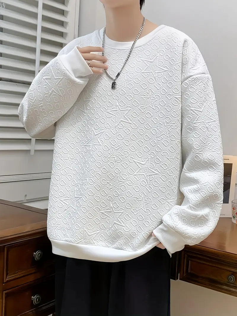 Men's Casual Crew Neck Sweatshirt