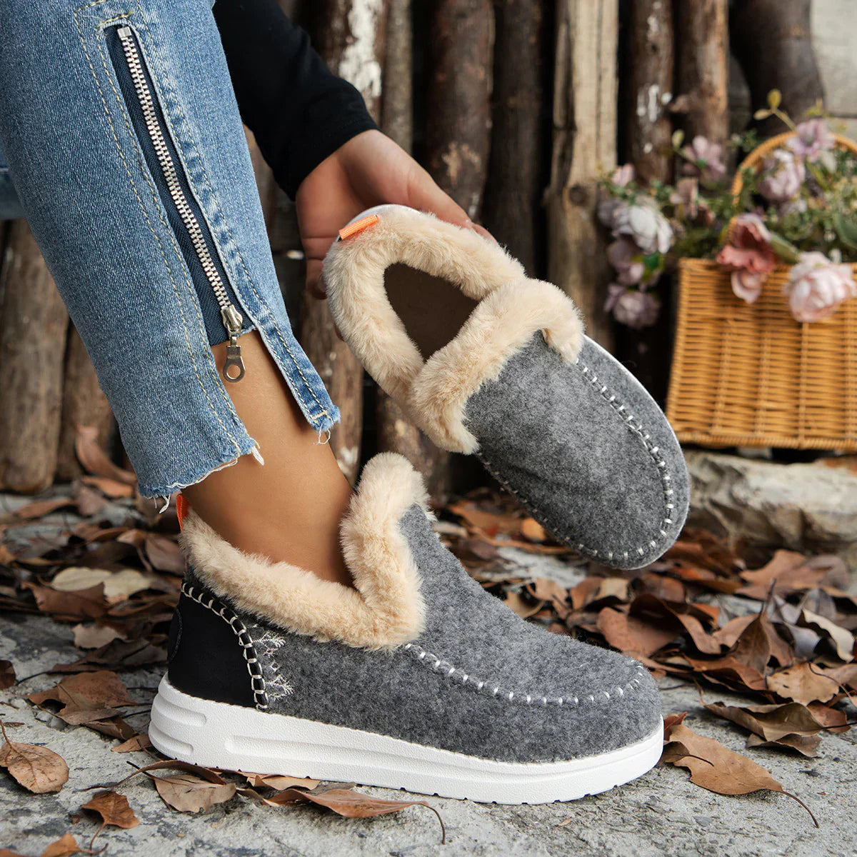 Cozy Winter Ankle Boots for Women