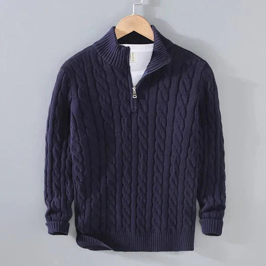 Jayden - Weicher Strickpullover aus Feinwolle Qualität