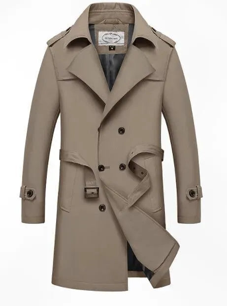 Stylish Trench Coat Men's Fashion
