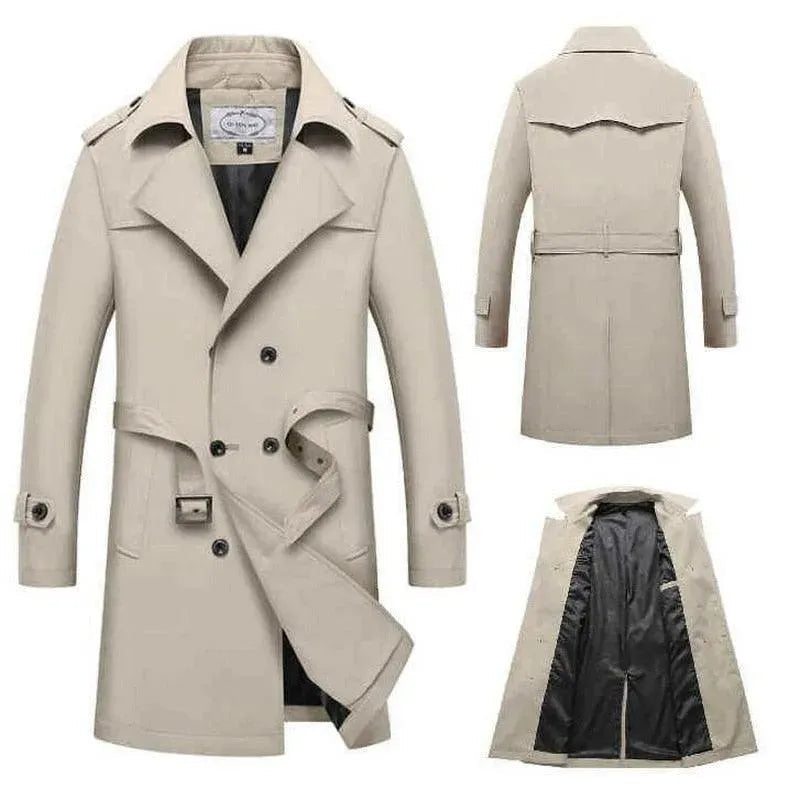 Stylisher Trenchcoat Männer Mode - IdealeKleiden