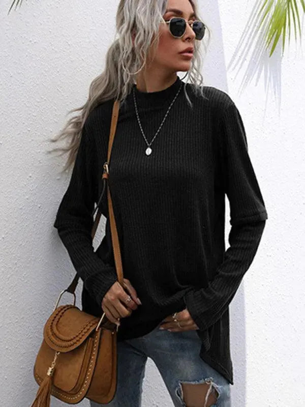 Comfortable women's turtleneck sweater