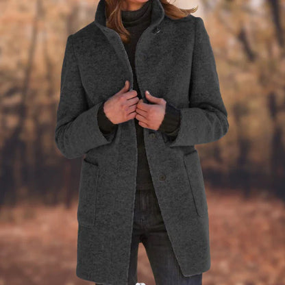 Women's Coat Buttons Elegant Fashionable