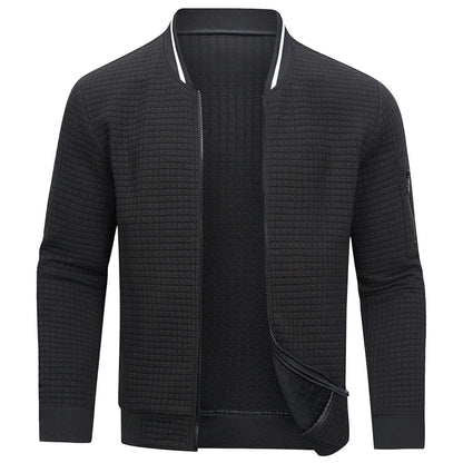 Herren Steppjacke Bomber Modern Reißverschluss - IdealeKleiden