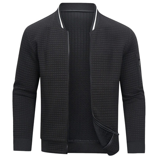 Herren Steppjacke Bomber Modern Reißverschluss - IdealeKleiden