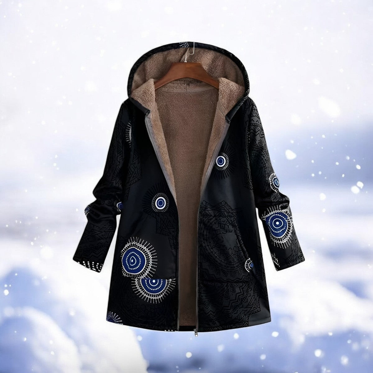 Women's Red Warm Winter Parka