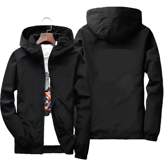 Praktische Windbreaker Herren Jacke Sportlich - IdealeKleiden