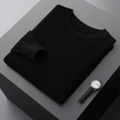 Men's Sweater Classic Crew Neck Elegant Look