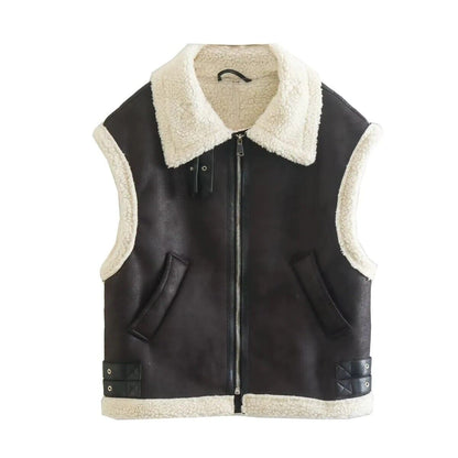 Leather Bodywarmer Elegant & Comfortable