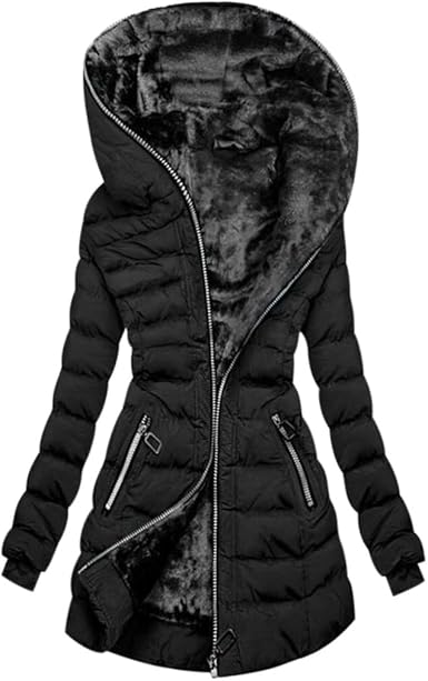 Warm Winter Dress | Lined Hooded Jacket Women
