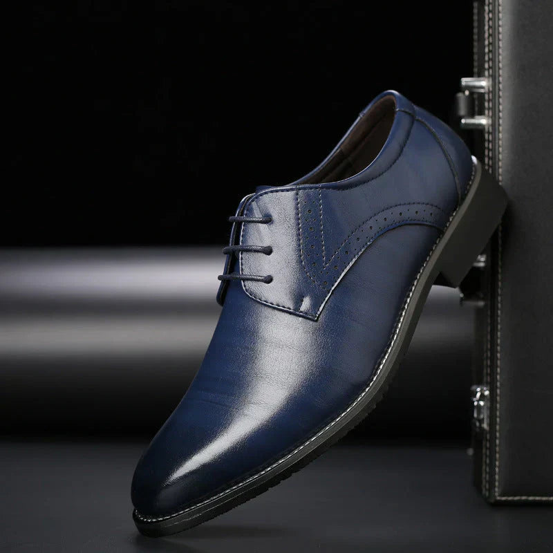 Men's Suit Shoes Leather Classic Brogue Design