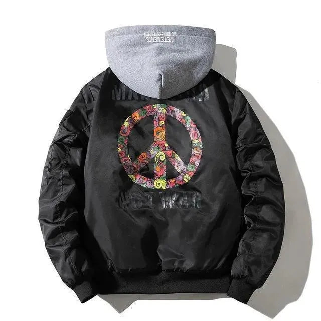 Men's Warm Insulated Bomber Jacket